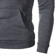 Men's Long Sleeve Hooded Sweatshirt - Blue Force Sports