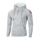 Men's Long Sleeve Hooded Sweatshirt - Blue Force Sports