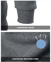 Men's Sport Styled Zipper Hoodie - Blue Force Sports