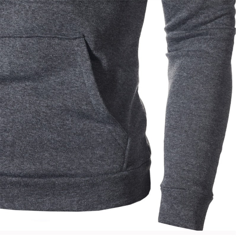 Men's Sport Styled Zipper Hoodie - Blue Force Sports