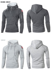 Men's Sport Styled Zipper Hoodie - Blue Force Sports