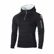 Men's Sport Styled Zipper Hoodie - Blue Force Sports