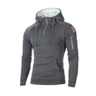 Men's Sport Styled Zipper Hoodie - Blue Force Sports