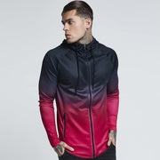 Men's Colorful Gradient Sport Hoodie - Blue Force Sports