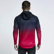 Men's Colorful Gradient Sport Hoodie - Blue Force Sports