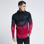 Men's Colorful Gradient Sport Hoodie - Blue Force Sports