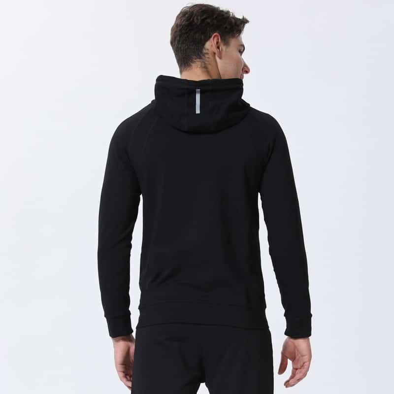 Men's Windproof Long Sleeve Hoodie - Blue Force Sports