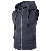 Men's Sleeveless Sport Hoodie - Blue Force Sports