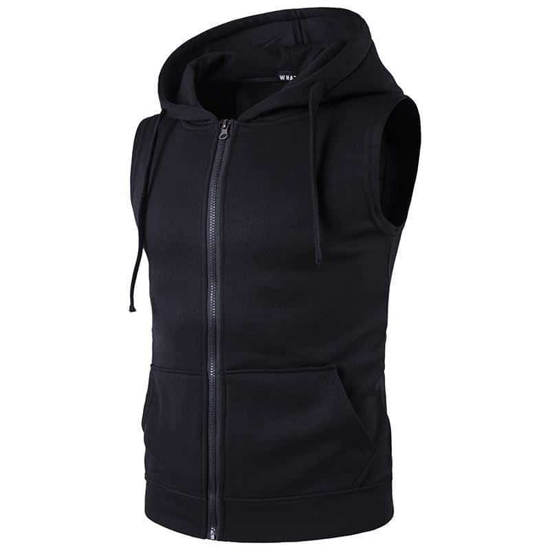 Men's Sleeveless Sport Hoodie - Blue Force Sports