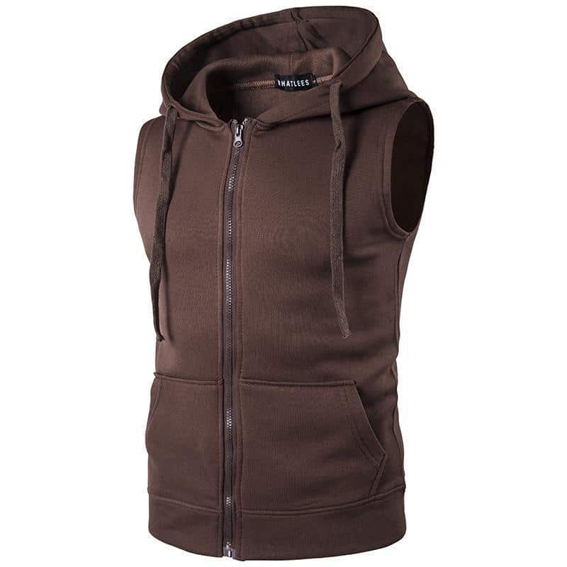 Men's Sleeveless Sport Hoodie - Blue Force Sports