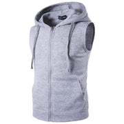 Men's Sleeveless Sport Hoodie - Blue Force Sports