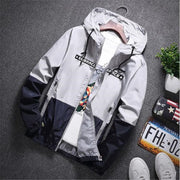 Men's Sport Embrace Printed Hooded Jacket - Blue Force Sports