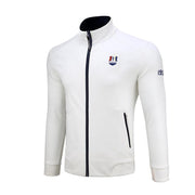 Men's Long Sleeved Golf Zipper Jacket - Blue Force Sports