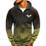 Men's Sport Gradient Hooded Jacket - Blue Force Sports