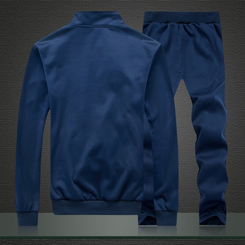 Men's Sport Exercise Jacket with Pants Suit - Blue Force Sports