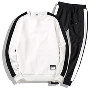 Men's Tracksuit with Stripe - Blue Force Sports