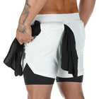 Men's Camouflage Printed Running Shorts - Blue Force Sports