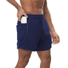 Men's Solid Color Sport Shorts - Blue Force Sports