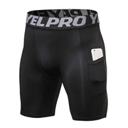 Men's Compression Quick Dry Shorts - Blue Force Sports