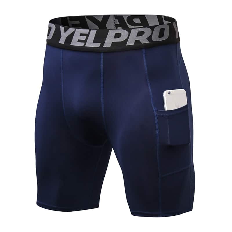 Men's Compression Quick Dry Shorts - Blue Force Sports