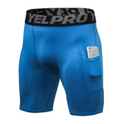 Men's Compression Quick Dry Shorts - Blue Force Sports