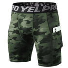Men's Compression Quick Dry Shorts - Blue Force Sports