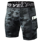 Men's Compression Quick Dry Shorts - Blue Force Sports