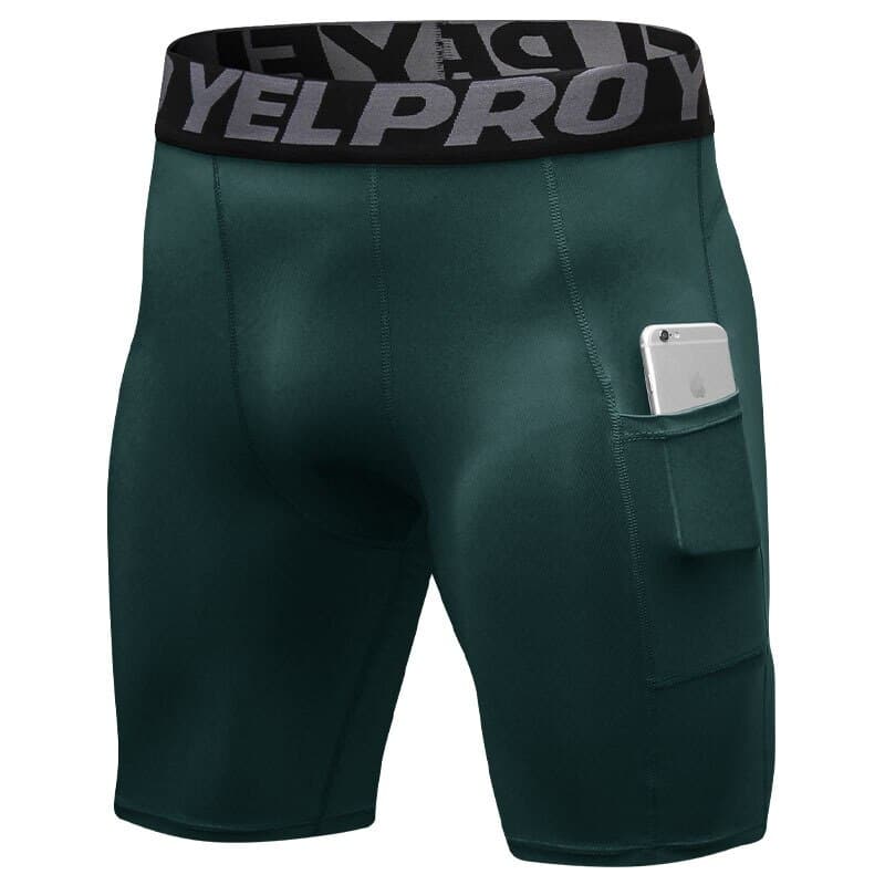 Men's Compression Quick Dry Shorts - Blue Force Sports