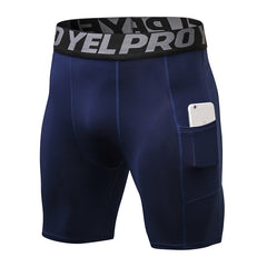 Men's Compression Quick Dry Shorts - Blue Force Sports