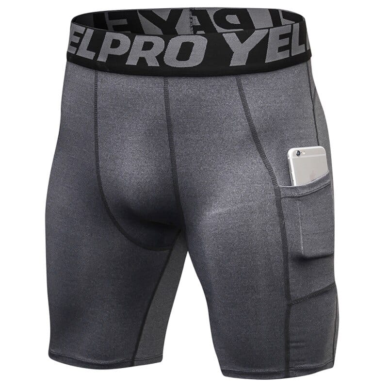 Men's Compression Quick Dry Shorts - Blue Force Sports