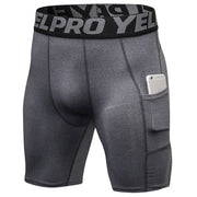 Men's Compression Quick Dry Shorts - Blue Force Sports