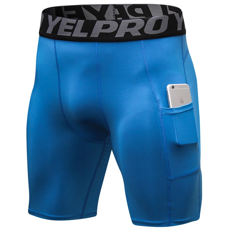 Men's Compression Quick Dry Shorts - Blue Force Sports