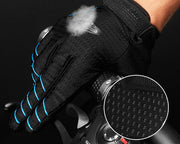 Comfortable Shockproof Cycling Gloves - Blue Force Sports