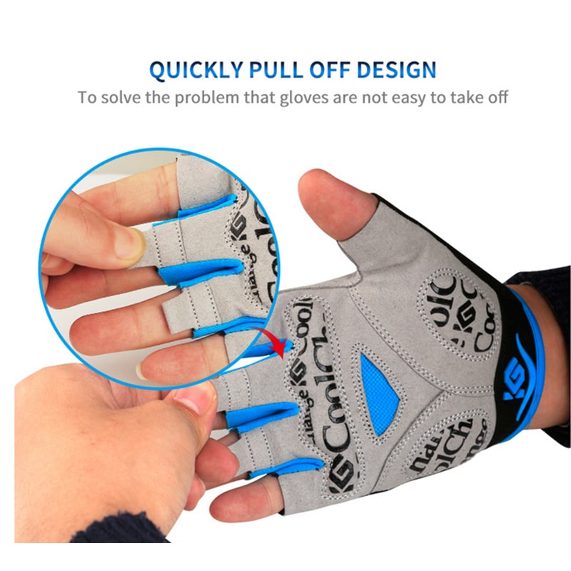 Professional Protective Anti-Slip Bicycle Gloves for Sport - Blue Force Sports