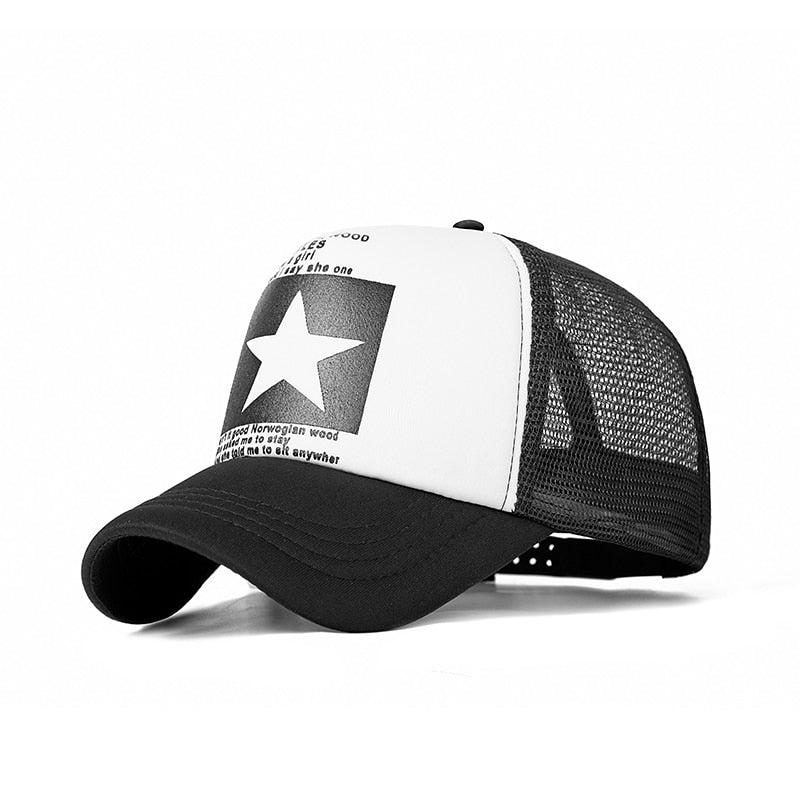 Men's Colorful Mesh Baseball Cap - Blue Force Sports