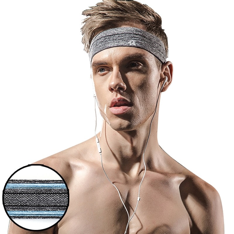 Adjustable Non-slip Running Unisex Headband - Blue Force Sports