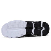 Patterned Men's Lace-up Running Shoes - Blue Force Sports