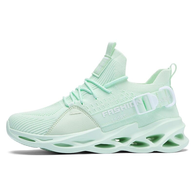 Mid Flat Breathable Women's Sneakers - Blue Force Sports