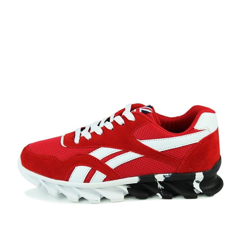 Men's Striped Running Sneakers - Blue Force Sports