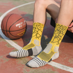 Cracks Print Sports Socks