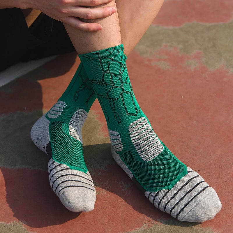 Cracks Print Sports Socks