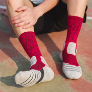 Cracks Print Sports Socks - Blue Force Sports
