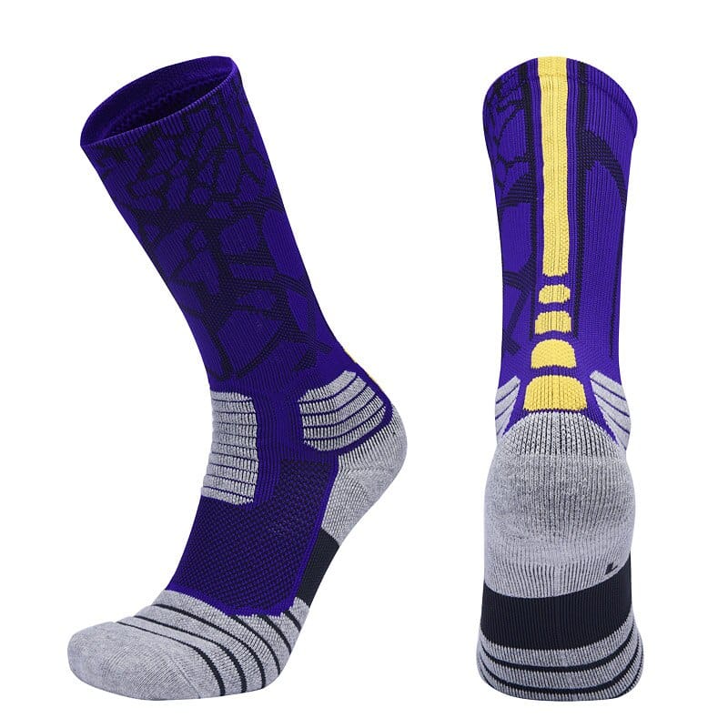 Cracks Print Sports Socks - Blue Force Sports