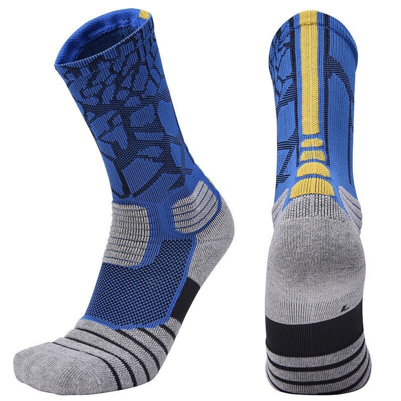 Cracks Print Sports Socks - Blue Force Sports