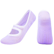 Women's Comtrast Trim Yoga and Dance Socks - Blue Force Sports
