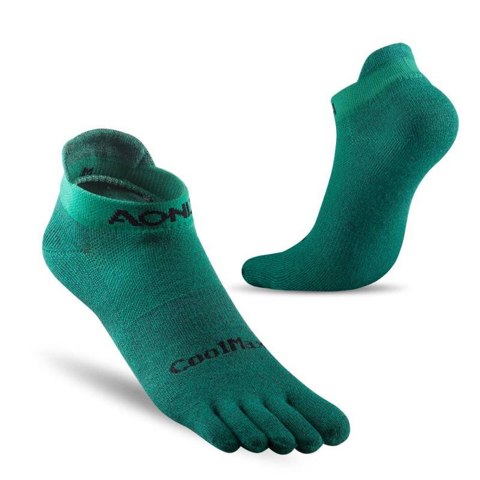 Solid Color Coolmax Athletic Toe Socks - Blue Force Sports