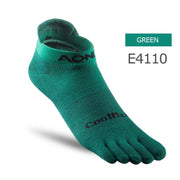 Solid Color Coolmax Athletic Toe Socks - Blue Force Sports