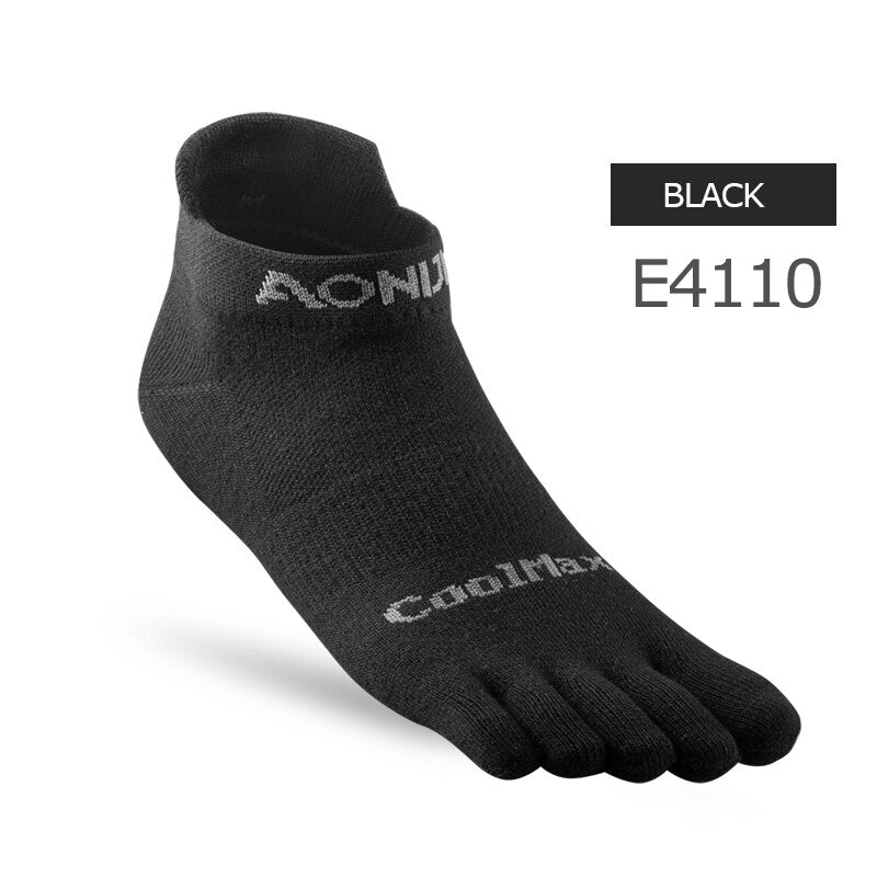 Solid Color Coolmax Athletic Toe Socks - Blue Force Sports
