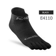 Solid Color Coolmax Athletic Toe Socks - Blue Force Sports