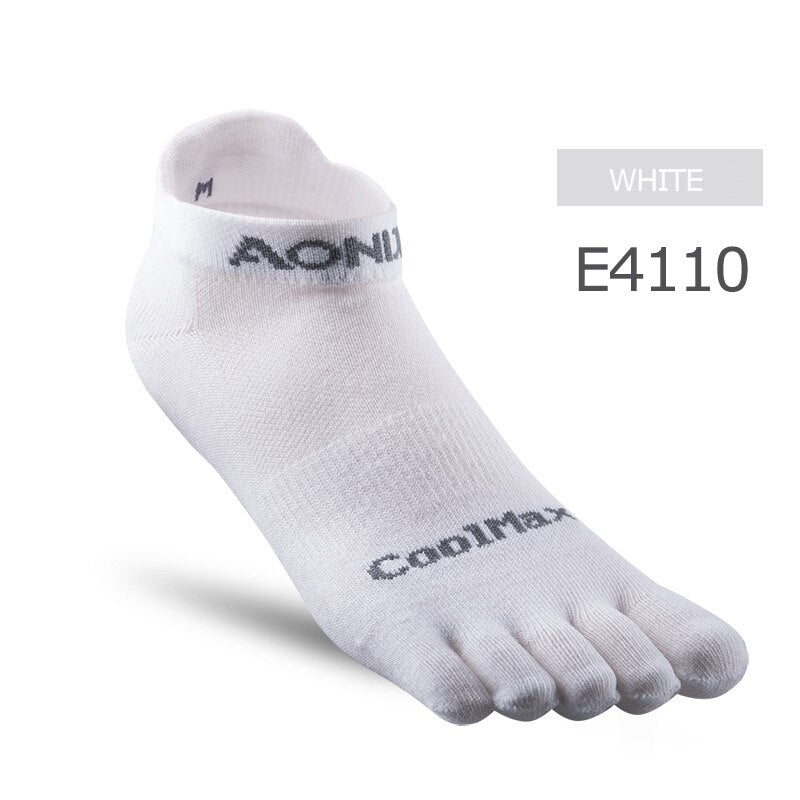 Solid Color Coolmax Athletic Toe Socks - Blue Force Sports
